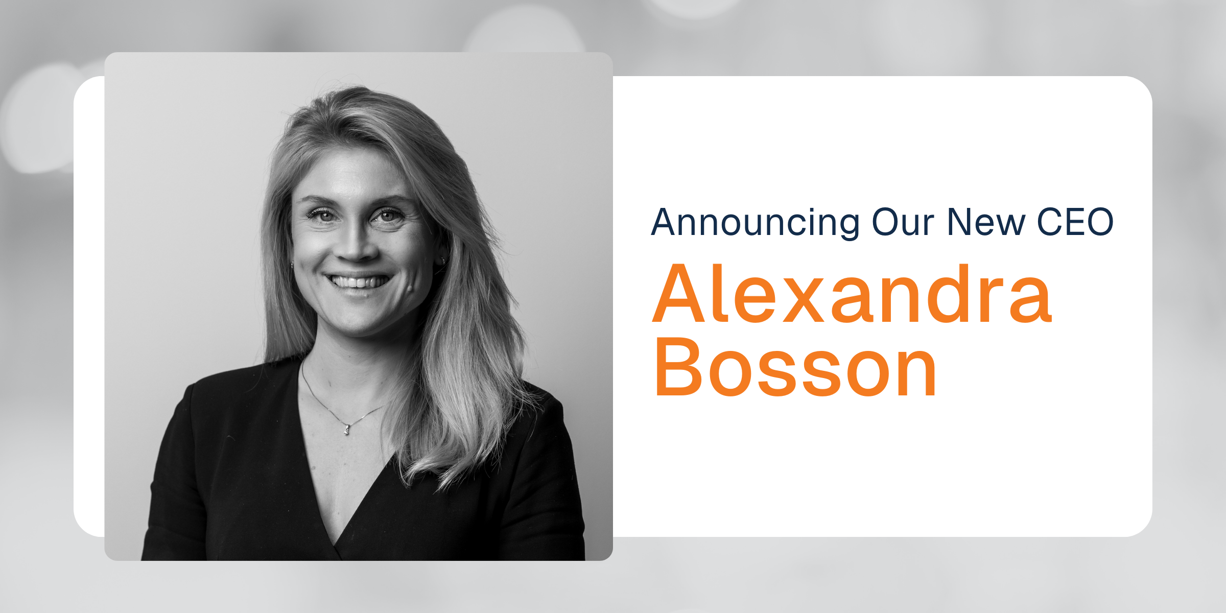 Announcing our new CEO