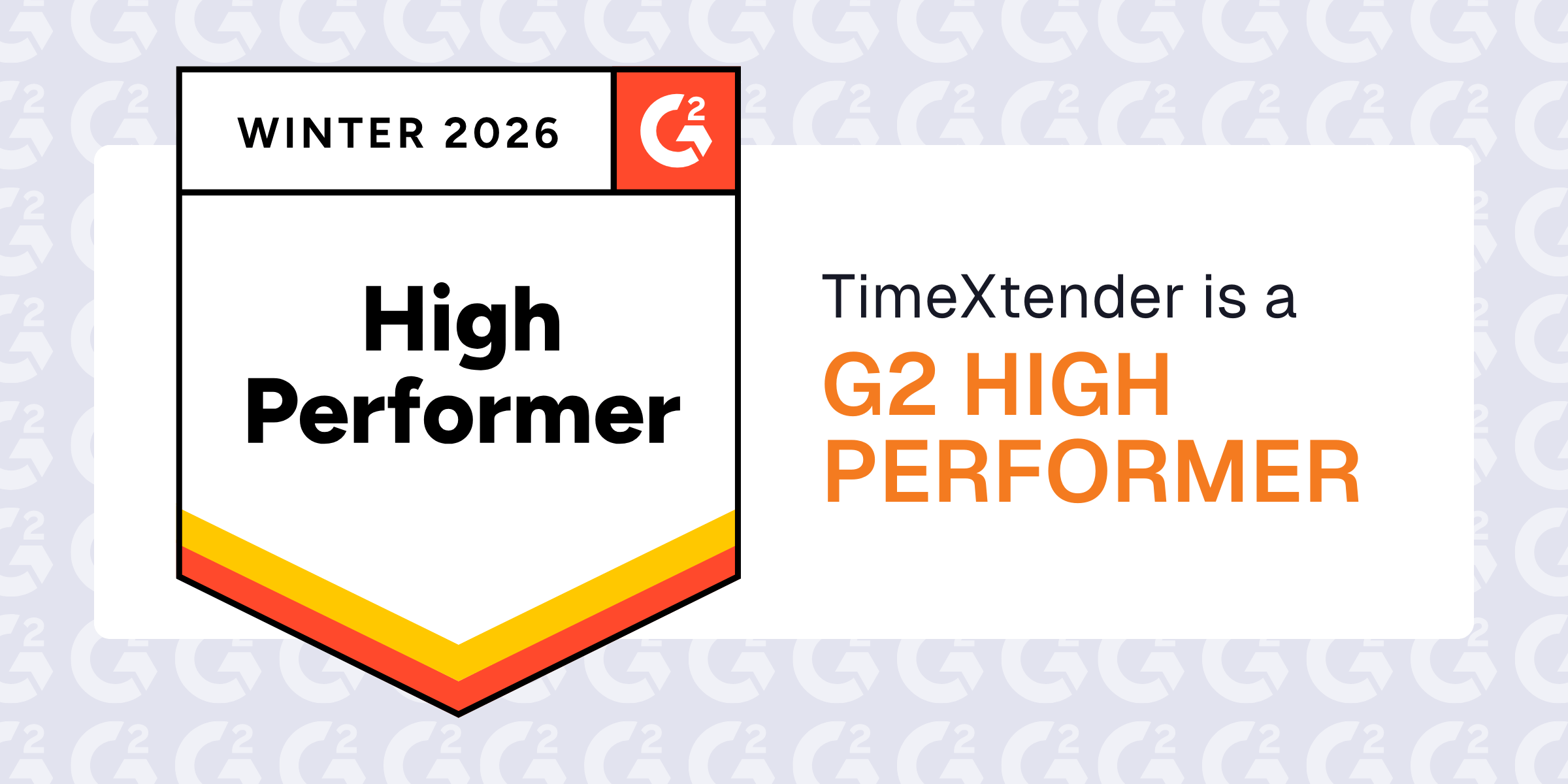 TimeXtender is a G2 High Performer