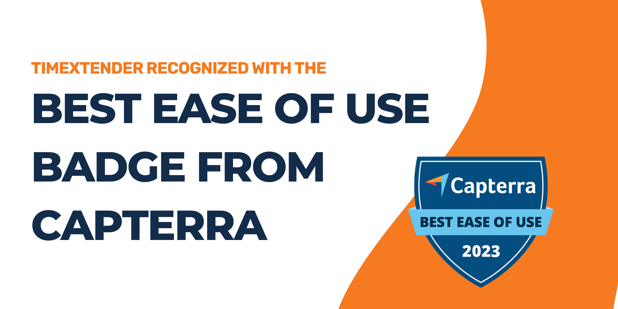 TimeXtender Recognized with Best Ease of Use Badge from Capterra