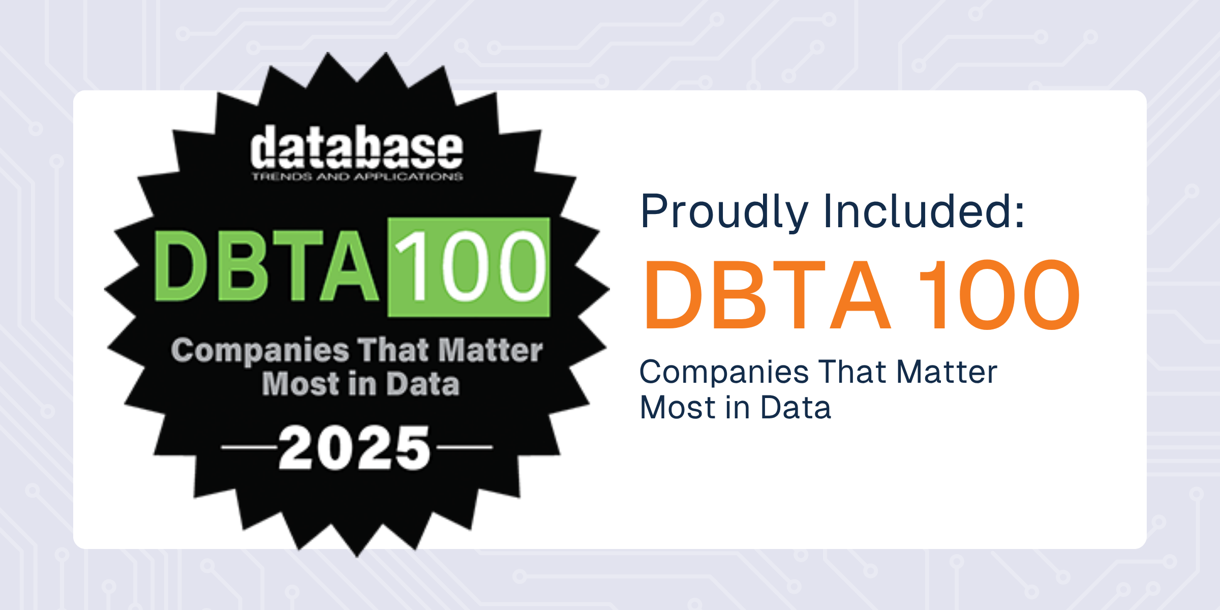TimeXtender Named to Prestigious DBTA 100 2025